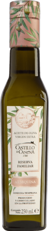 10,95 € Spedizione Gratuita | Olio d'Oliva Castillo de Canena EVO Extra Vergine Riserva di Famiglia Andalusia Spagna Arbequina Bottiglietta 25 cl