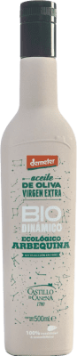 28,95 € Envío gratis | Aceite de Oliva Castillo de Canena Biodinámico Ecológico Andalucía España Arbequina Botella Medium 50 cl