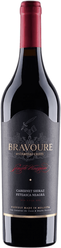 22,95 € 送料無料 | 赤ワイン Château Cristi Bravoure モルドバ、共和国 Merlot, Cabernet Sauvignon ボトル 75 cl