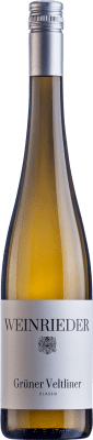 14,95 € Envío gratis | Vino blanco Weinrieder Klassik I.G. Niederösterreich Niederösterreich Austria Grüner Veltliner Botella 75 cl