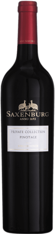 23,95 € Kostenloser Versand | Rotwein Saxenburg Private Collection I.G. Stellenbosch Stellenbosch Südafrika Pinotage Flasche 75 cl