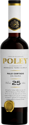 19,95 € Бесплатная доставка | Крепленое вино Toro Albalá Poley Palo Cortado en Rama Solera 25 D.O. Montilla-Moriles Андалусия Испания Pedro Ximénez 25 Лет бутылка Medium 50 cl