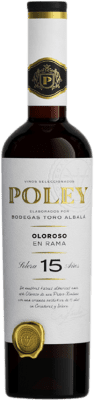 24,95 € Бесплатная доставка | Креплёное вино Toro Albalá Marqués de Poley Solera — Солера, Oloroso — Олоросо, Fino en Rama — Фино Эн Рама D.O. Montilla-Moriles Андалусия Испания Pedro Ximénez 15 Лет Средняя бутылка 50 cl