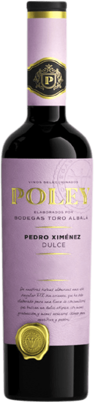 21,95 € Spedizione Gratuita | Vino dolce Toro Albalá Poley D.O. Montilla-Moriles Andalusia Spagna Pedro Ximénez Bottiglia Medium 50 cl