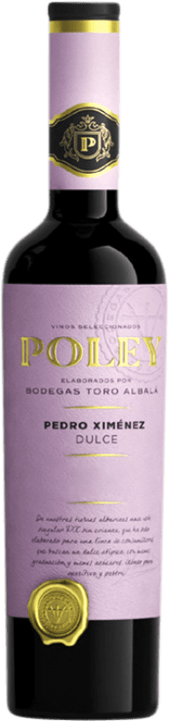 24,95 € Spedizione Gratuita | Vino Dolce Toro Albalá Marqués de Poley D.O. Montilla-Moriles Andalusia Spagna Pedro Ximénez Bottiglia Medium 50 cl