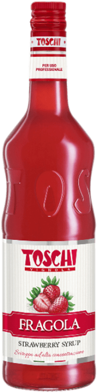 18,95 € Kostenloser Versand | Schnaps Toschi Sirope Fresa Italien Flasche 1 L Alkoholfrei