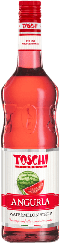 18,95 € Envío gratis | Sirope para Cóctel Toschi Sirope Sandía Italia Botella 1 L Sin Alcohol