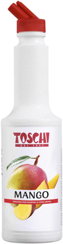 23,95 € Envio grátis | Schnapp Toschi Puré Mango Itália Garrafa 1 L Sem Álcool