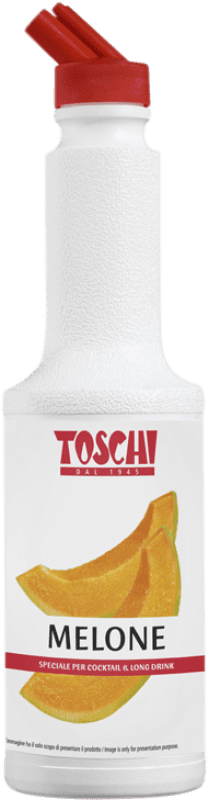 23,95 € Envio grátis | Schnapp Toschi Puré Melón Itália Garrafa 1 L Sem Álcool