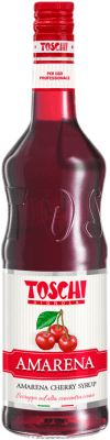 17,95 € Envío gratis | Schnapp Toschi Amarena Cherry Syrup Cereza Italia Botella 1 L Sin Alcohol