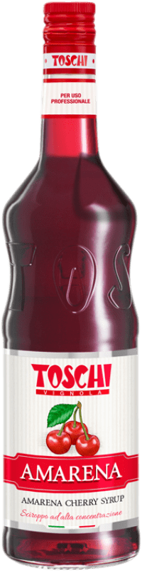 17,95 € Envío gratis | Schnapp Toschi Amarena Cherry Syrup Cereza Italia Botella 1 L Sin Alcohol
