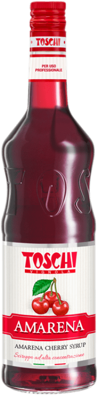 17,95 € Envio grátis | Schnapp Toschi Amarena Cherry Syrup Cereza Itália Garrafa 1 L Sem Álcool