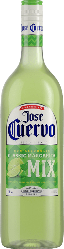 9,95 € Spedizione Gratuita | Schnapps José Cuervo Margarita Mix Messico Bottiglia 1 L Senza Alcol