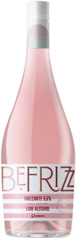 8,95 € Envio grátis | Espumante Rosé Codorníu Be Frizz Espanha 75 cl