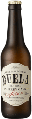 2,95 € Kostenloser Versand | Bier Sherry Beer Duela Saison Sherry Oloroso Cask Andalusien Spanien Drittel-Liter-Flasche 33 cl