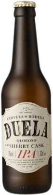 2,95 € Envio grátis | Cerveja Sherry Beer Duela IPA Sherry Cask Andaluzia Espanha Garrafa Terço 33 cl