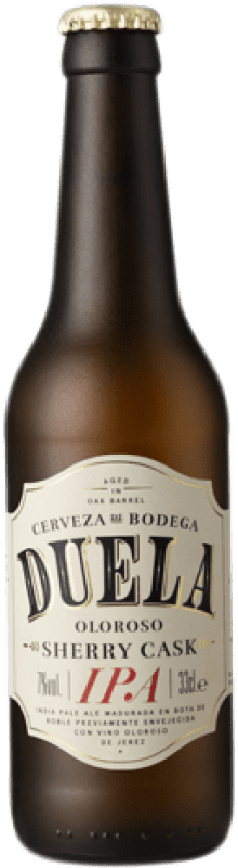 2,95 € Spedizione Gratuita | Birra Sherry Beer Duela IPA Sherry Cask Andalusia Spagna Bottiglia Terzo 33 cl