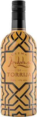 10,95 € Envío gratis | Crema de Licor Andalusí Crema de Torrijas España Botella 70 cl