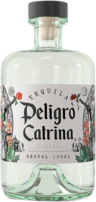 10,95 € 免费送货 | 龙舌兰 Andalusí Peligro Catrina Silver 西班牙 瓶子 70 cl