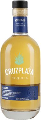 27,95 € Kostenloser Versand | Tequila Cruzplata Reposado Mexiko Flasche 70 cl