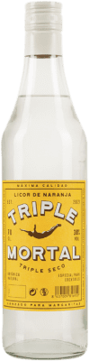 14,95 € Free Shipping | Triple Dry Cruzplata Mortal Mexico Bottle 70 cl