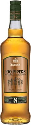 21,95 € Бесплатная доставка | Виски смешанные Seagram's 100 Pipers Шотландия Объединенное Королевство 8 Лет бутылка 70 cl