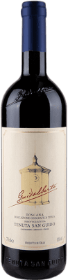 112,95 € Бесплатная доставка | Красное вино San Guido Guidalberto I.G.T. Toscana Тоскана Италия Merlot, Cabernet Sauvignon бутылка Магнум 1,5 L