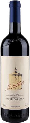 117,95 € Kostenloser Versand | Rotwein San Guido Guidalberto I.G.T. Toscana Toskana Italien Merlot, Cabernet Sauvignon Magnum-Flasche 1,5 L