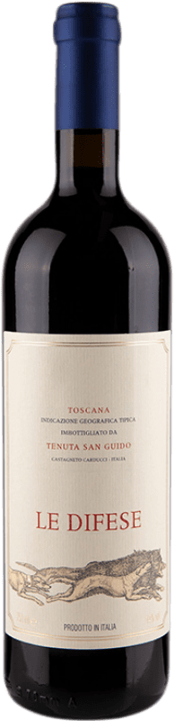 72,95 € Envio grátis | Vinho Tinto San Guido Le Difese Itália Cabernet Sauvignon, Sangiovese Garrafa Magnum 1,5 L