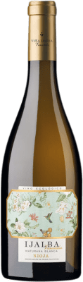 15,95 € Envio grátis | Vinho branco Viña Ijalba D.O.Ca. Rioja La Rioja Espanha Maturana Branca Garrafa 75 cl