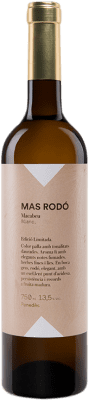 19,95 € Бесплатная доставка | Белое вино Mas Rodó старения D.O. Penedès Каталония Испания Macabeo бутылка 75 cl