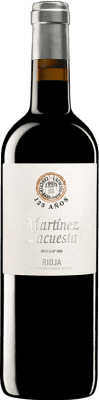 67,95 € Бесплатная доставка | Красное вино Martínez Lacuesta 125 Aniversario Гранд Резерв D.O.Ca. Rioja Ла-Риоха Испания Tempranillo бутылка 75 cl