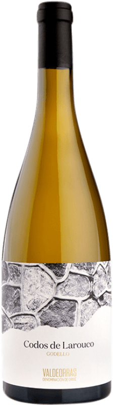 31,95 € Envío gratis | Vino blanco Viña Costeira Codos de Larouco D.O. Valdeorras Galicia España Godello Botella 75 cl