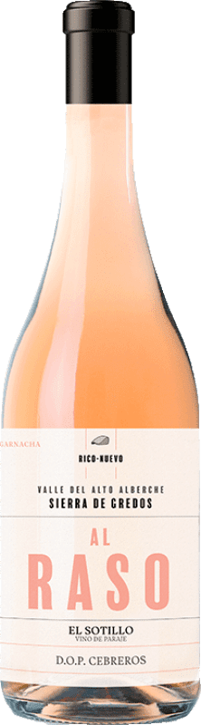 54,95 € Envío gratis | Vino Rosado Rico Nuevo Viticultores Al Raso D.O.P. Cebreros Castilla y León España Garnacha 75 cl