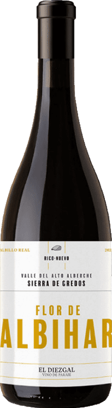 33,95 € Kostenloser Versand | Weißwein Rico Nuevo Viticultores Flor de Albihar D.O.P. Cebreros Kastilien und León Spanien Albillo Flasche 75 cl