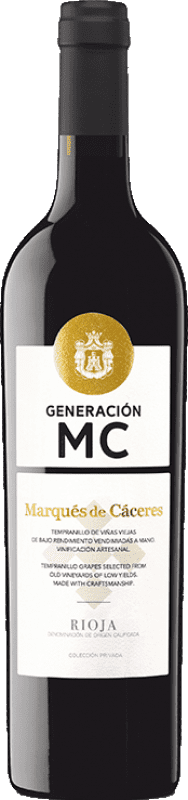 41,95 € Free Shipping | Red wine Marqués de Cáceres Generación MC D.O.Ca. Rioja The Rioja Spain Tempranillo Bottle 75 cl