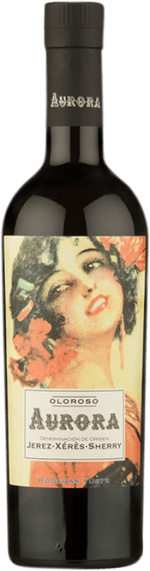 21,95 € 免费送货 | 甜酒 Yuste Oloroso Aurora D.O. Jerez-Xérès-Sherry 安达卢西亚 西班牙 Palomino Fino 瓶子 75 cl