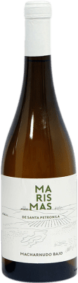 21,95 € Envío gratis | Vino blanco Santa Petronila Marismas Seco España Moscatel Amarillo Botella 75 cl