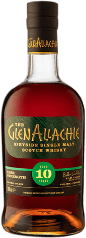 119,95 € Kostenloser Versand | Whiskey Single Malt Glenallachie Cask Strenght Batch 8 Schottland Großbritannien 10 Jahre Flasche 70 cl