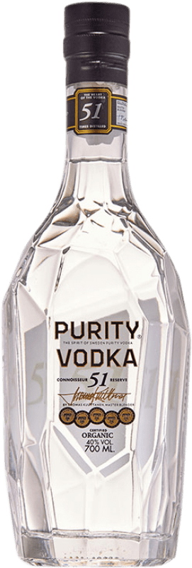 51,95 € Envío gratis | Vodka Purity 51 Suecia Botella 70 cl