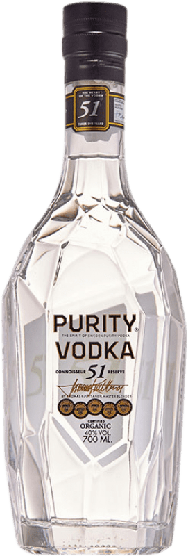 61,95 € Free Shipping | Vodka Purity 51 Sweden 70 cl