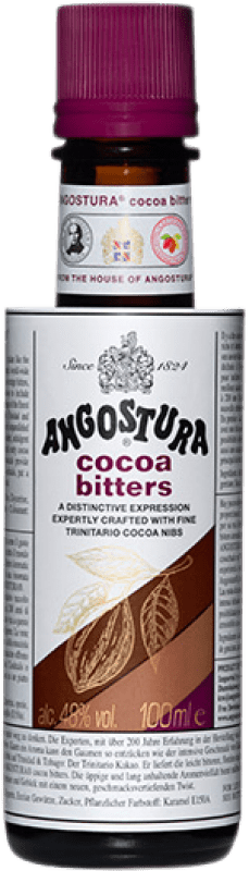 15,95 € 免费送货 | 利口酒 Angostura Cocoa Bitters 特立尼达和多巴哥 微型瓶 10 cl