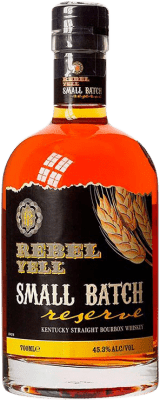 46,95 € Spedizione Gratuita | Whisky Bourbon Rebel Yell Small Batch Riserva stati Uniti Bottiglia 70 cl