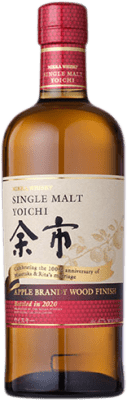 296,95 € 免费送货 | 威士忌单一麦芽威士忌 Nikka Yoichi Apple Brandy Wood Finish 日本 瓶子 70 cl