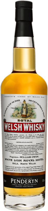 102,95 € Бесплатная доставка | Виски из одного солода Penderyn Royal Welsh Уэльс Объединенное Королевство бутылка 70 cl