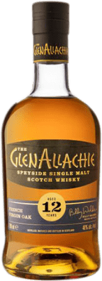 89,95 € 免费送货 | 威士忌单一麦芽威士忌 Glenallachie French Virgin Oak Speyside 苏格兰 英国 12 岁 瓶子 70 cl