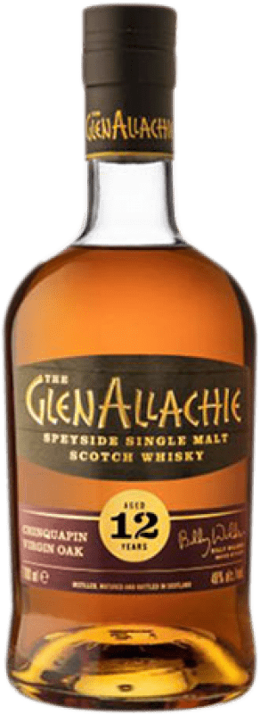 89,95 € Envío gratis | Whisky Single Malt Glenallachie Chinquapin Virgin Oak Speyside Escocia Reino Unido 12 Años Botella 70 cl