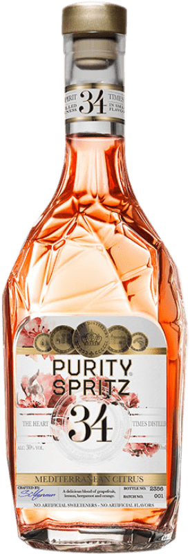33,95 € Envío gratis | Licores Purity Spritz 34 Mediterranean Citrus Suecia Botella 70 cl