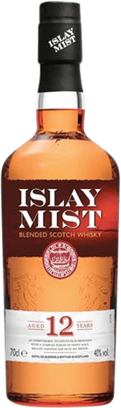 45,95 € Envio grátis | Whisky Blended Islay Mist Escócia Reino Unido 12 Anos Garrafa 70 cl