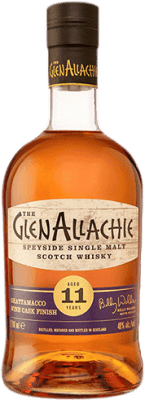 109,95 € Kostenloser Versand | Whiskey Single Malt Glenallachie Grattamacco Wine Cask Finish Schottland Großbritannien 11 Jahre Flasche 70 cl